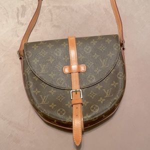 Authentic Louis Vuitton crossbody saddle bag